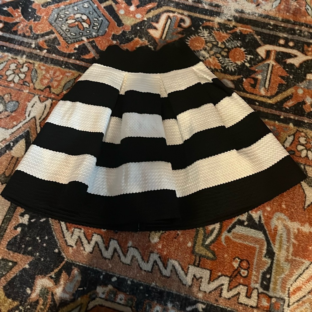 Black and White Skirt